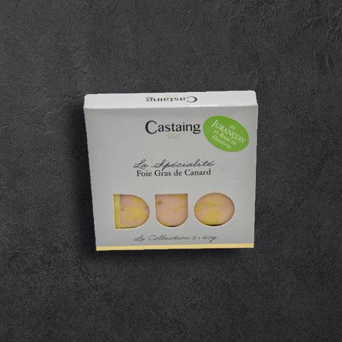 Entenleber Tranche mit Wacholder und Juraçon mariniert | Castaing | FR | 2x 40g - Gourmet Depot AG