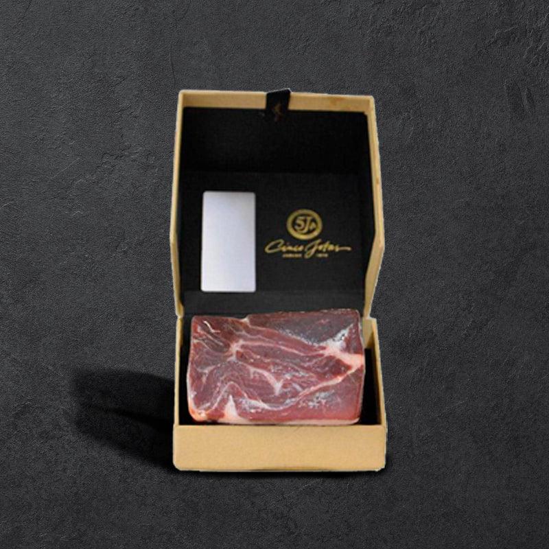 Cinco Jotas | Taco Jamón Ibérico Bellota | Pata Negra | Schinkenherzstück | ganz | ES | 450 g - Gourmet Depot AG