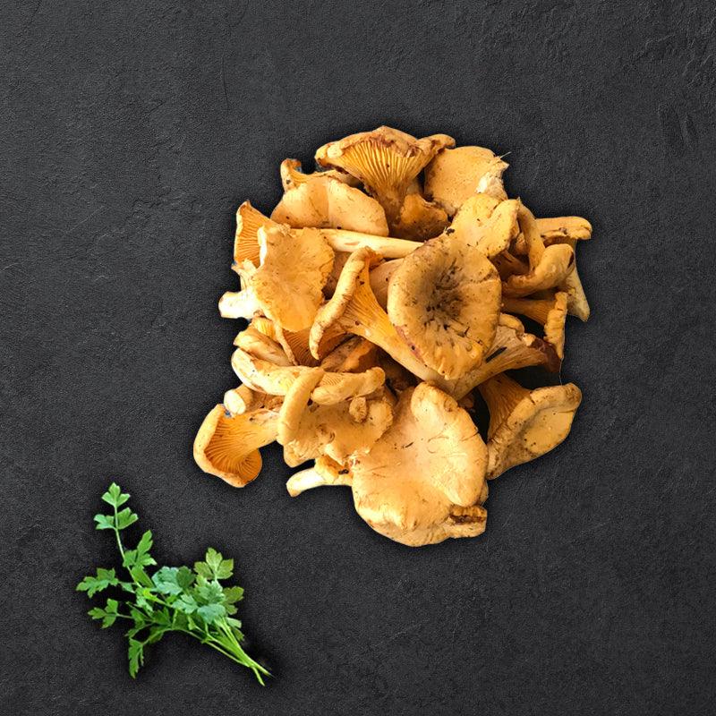 Eierschwämme | frisch | Litauen, Osteuropa | 250 g oder 500 g | auf Anfrage - Gourmet Depot AG