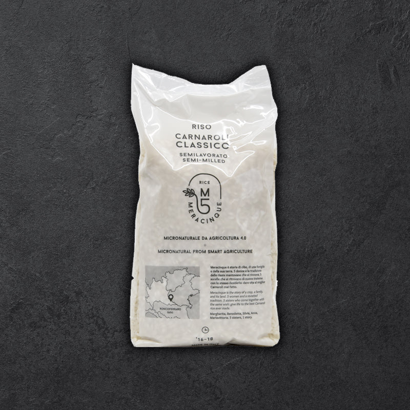 Meracinque Risotto Reis | Meracinque | 100% Carnaroli | 1.0 kg