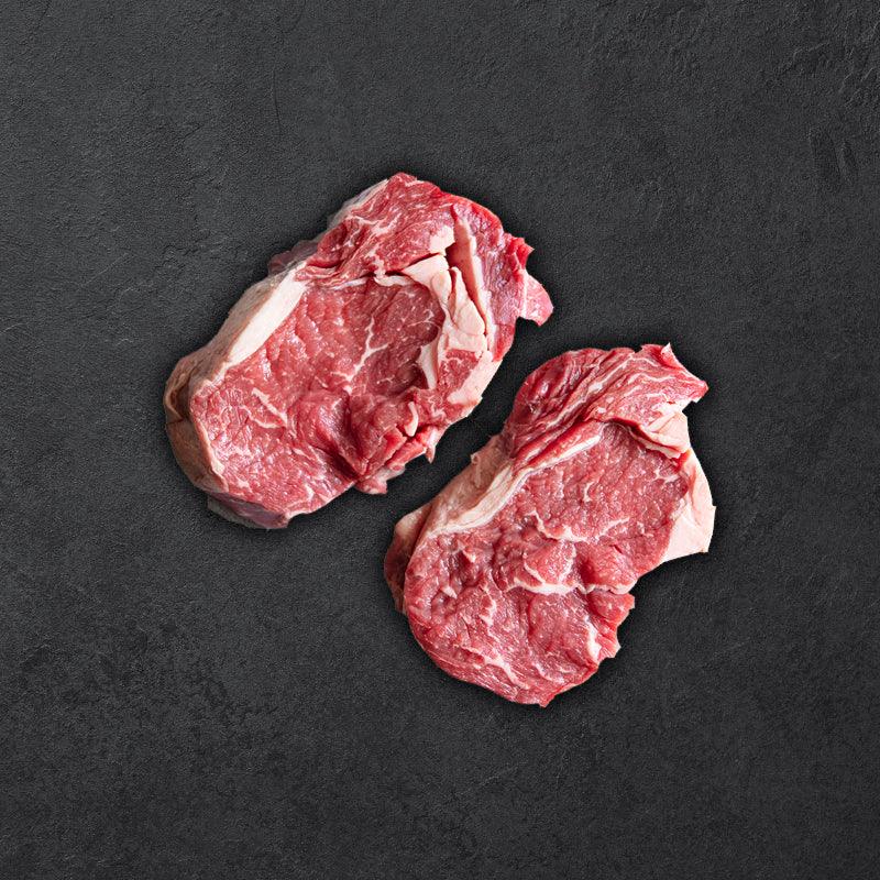Rib-eye portioniert | Rind | dry aged | Schrofenhof | Weidehaltung Thurgau | 2 Stück | ca. 600g - Gourmet Depot AG