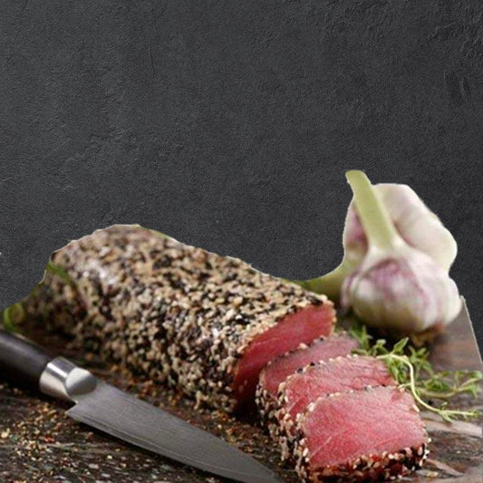 Thunfisch | Sesam | geräuchert | ganz | Wild | ca. 250 - 350 g - Gourmet Depot AG