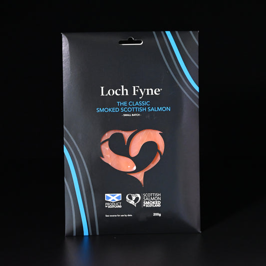 Saumon fumé du Loch Fyne | paquet gourmand | tranches longues | Elevage | 200 grammes