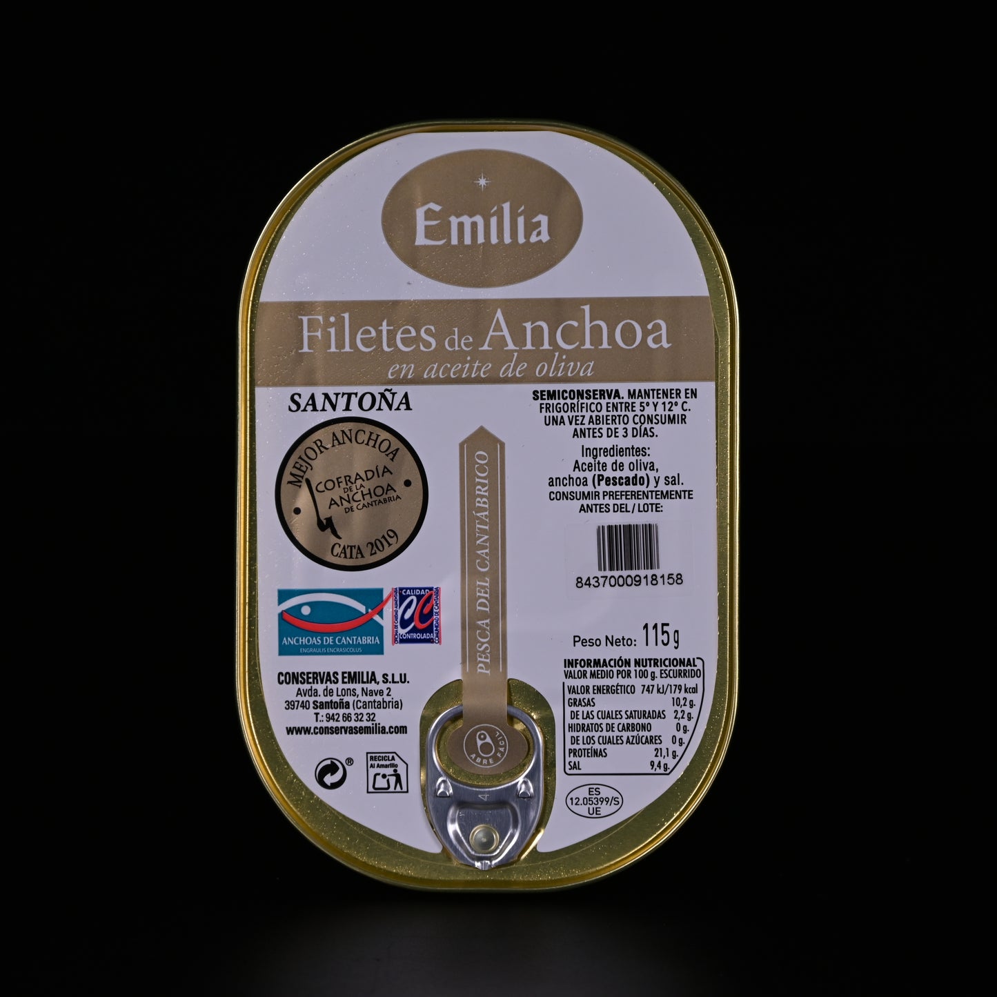 Sardellenfilets | in Olivenöl | 115 g