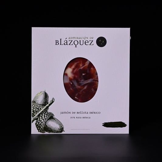 Blázquez «Admiración»| Jamón Ibérico Bellota | Pata Negra | Rohschinken | handgeschnitten | ES | 80 g