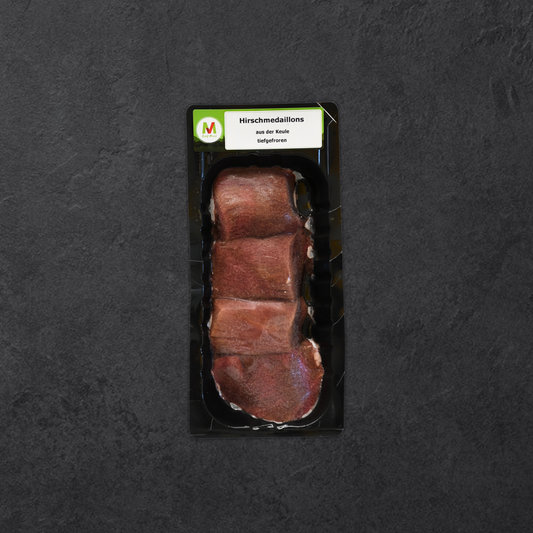 Hirsch | Hirschmedaillons | aus Jagd | 300 g | tiefgekühlt