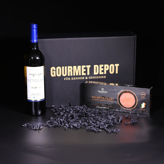 Geschenkset - Albariño Gundián | Valentia Lachsrückenfilet 250 g