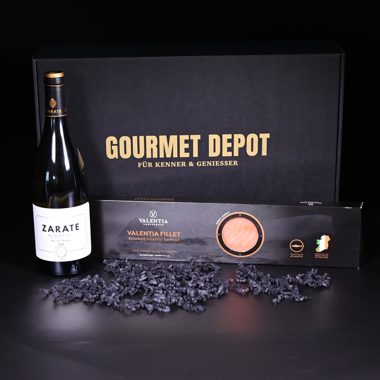 Geschenkset - Zárate Albariño | Valentia Lachsrückenfilet 500 g