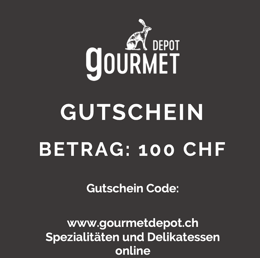 Gourmet Depot Geschenkgutschein - das perfekte Genuss-Geschenk