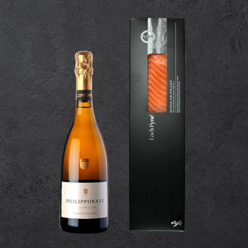 Lachsrückenfilet gross mit 2x Philipponat Champagner - Gourmet Depot AG